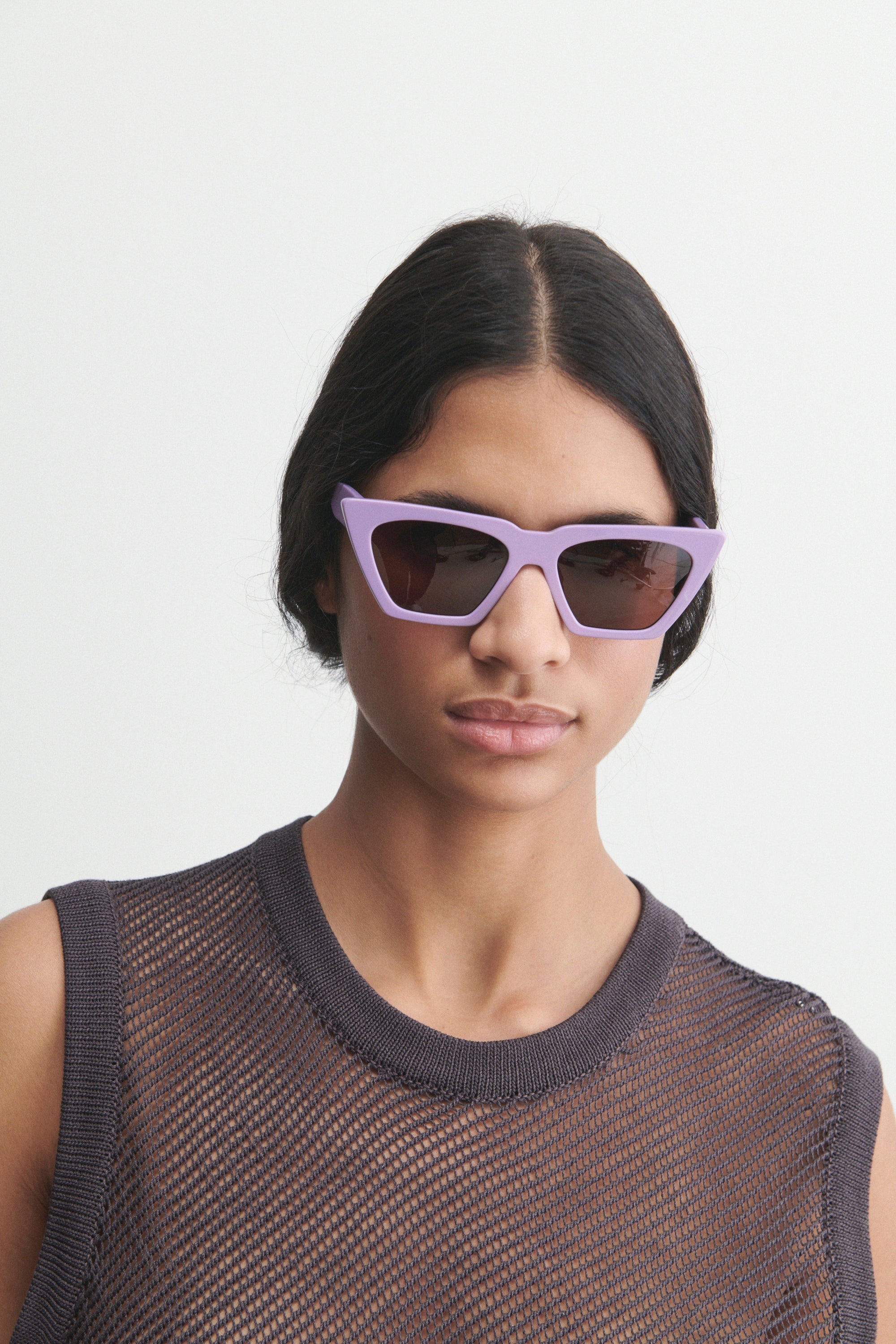 Rachel Comey Clothing Modan Sunglasses Lilac