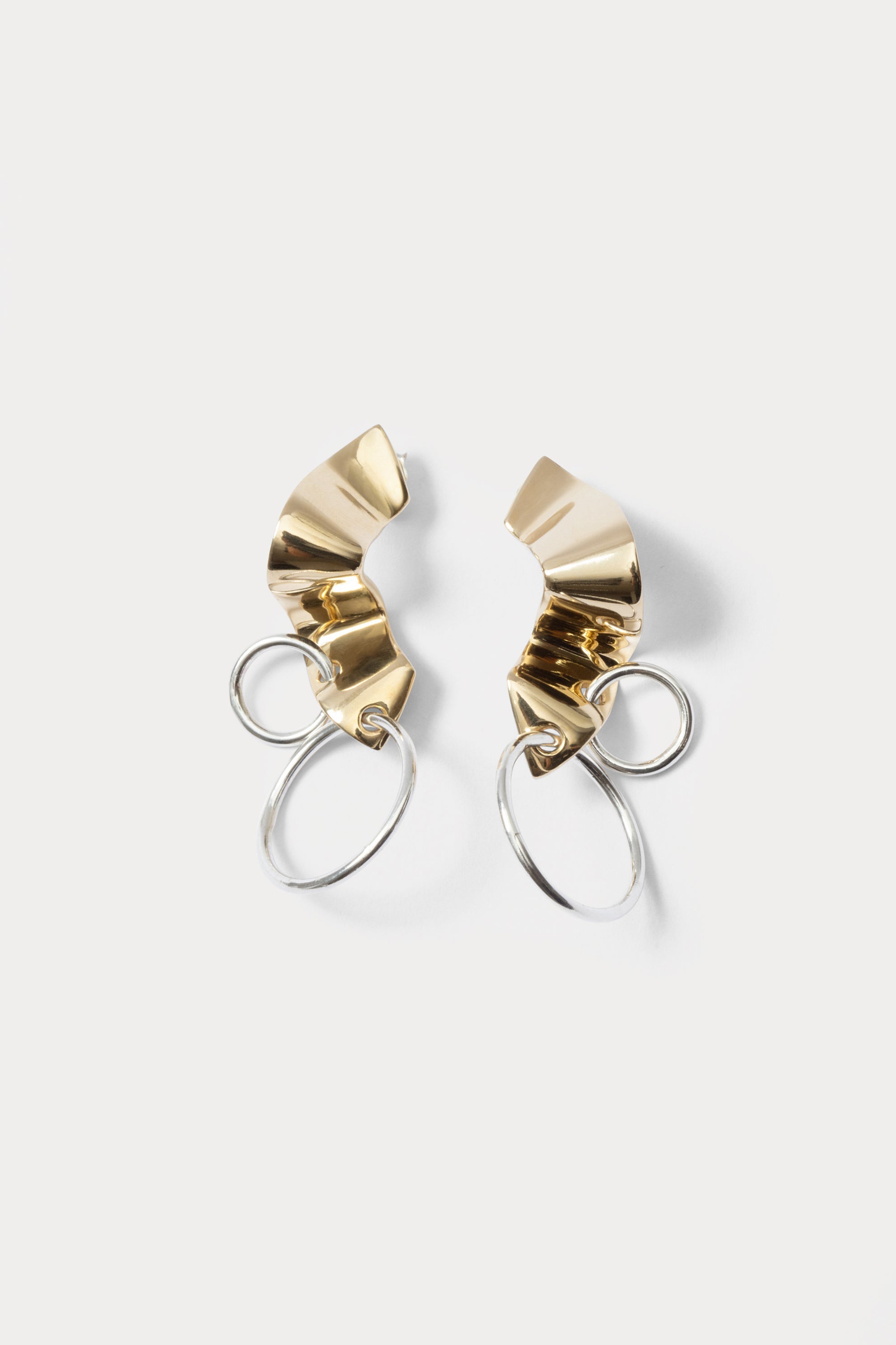 Rachel Comey Accessories Quarry Elbe Loop Earring Pair Brass