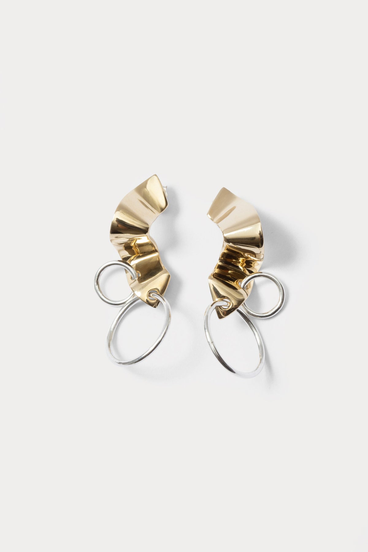 Rachel Comey Accessories Quarry Elbe Loop Earring Pair Brass