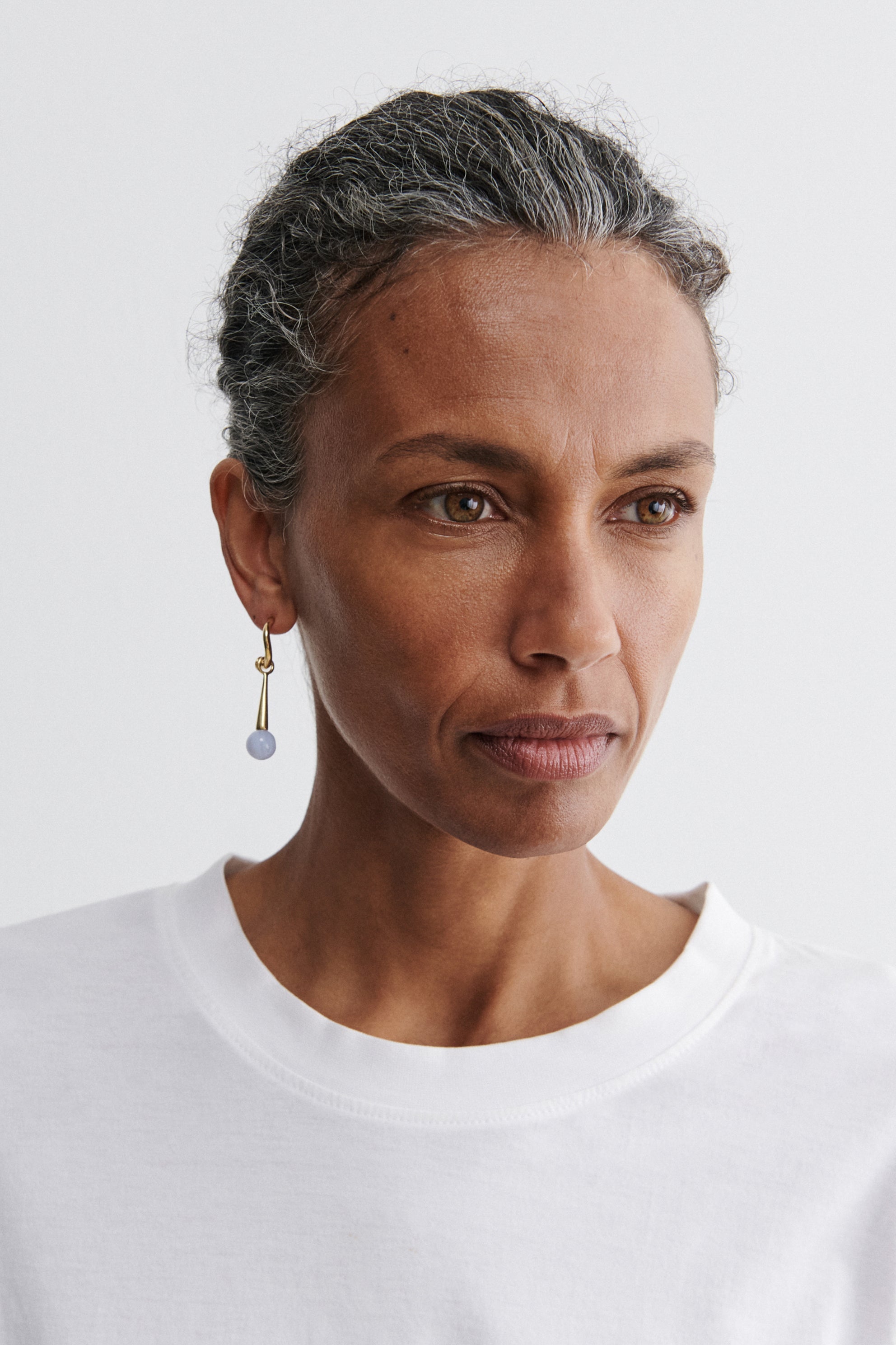 Rachel Comey Accessories Quarry Penjar Earring Brass\/Blue