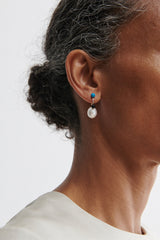 Rachel Comey Accessories Quarry Opale X RC Earring Single Turquoise Black Onyx Pearl