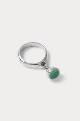 Rachel Comey Accessories Quarry Fret Ring-C Silver\/Chyrosprase