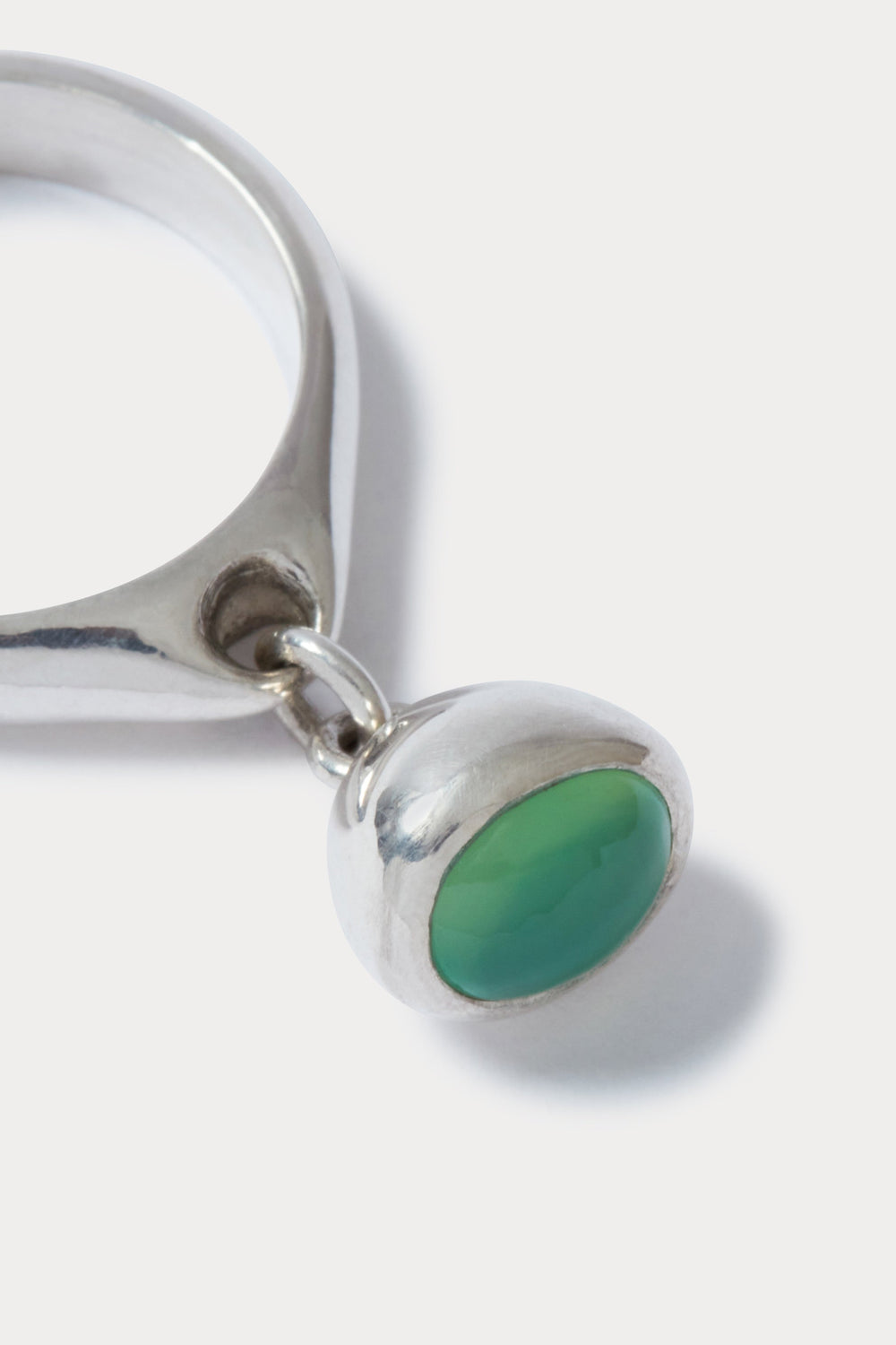 Rachel Comey Accessories Quarry Fret Ring-C Silver\/Chyrosprase
