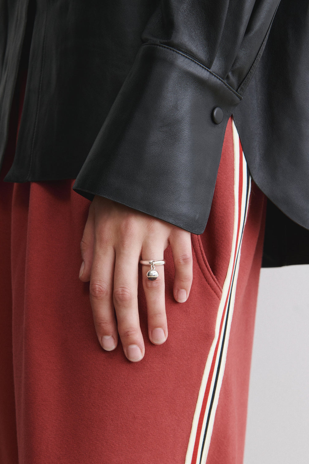 Rachel Comey Accessories Quarry Fret Ring-C Silver\/Chyrosprase