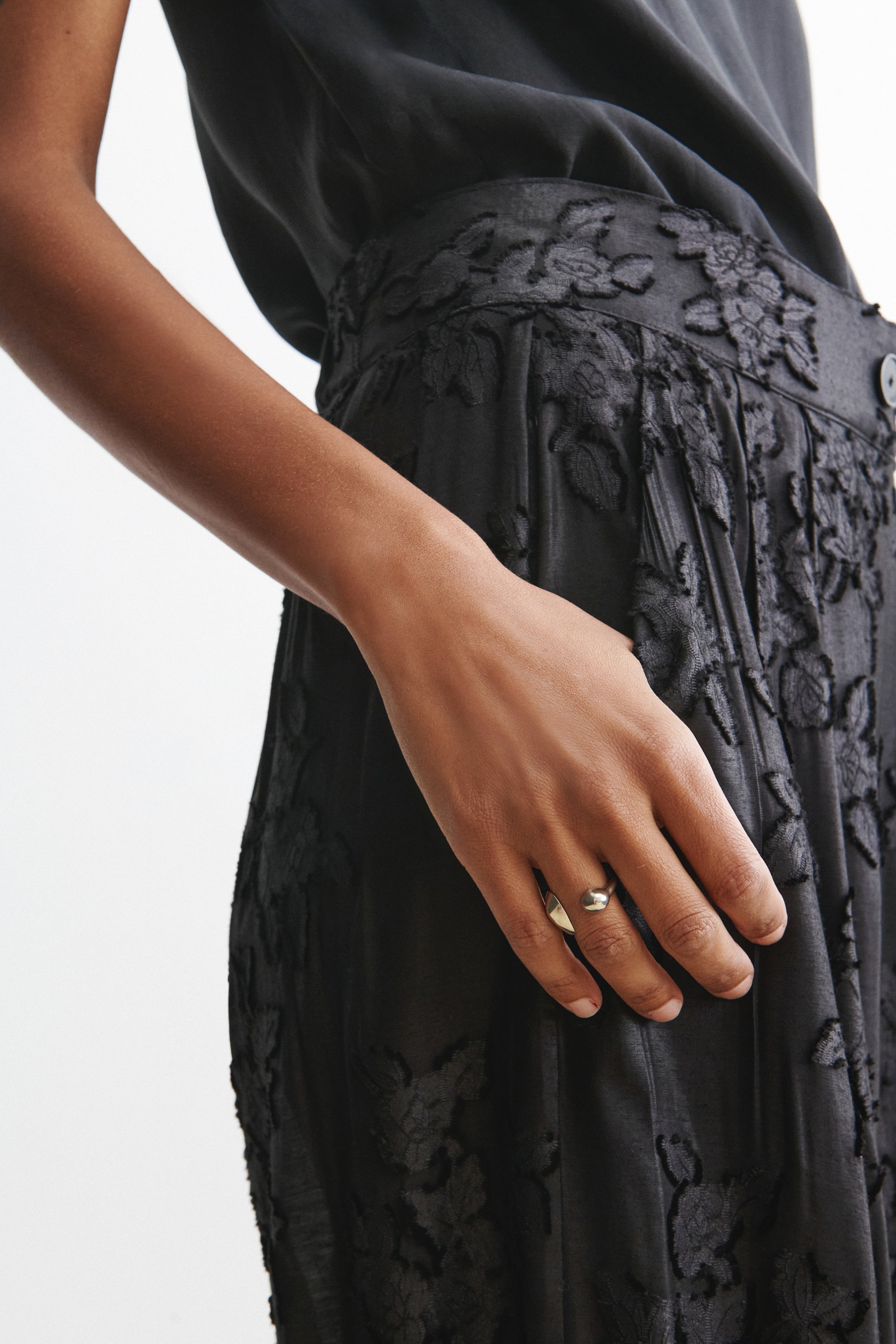 Rachel Comey Accessories Quarry Adron Ring White Bronze