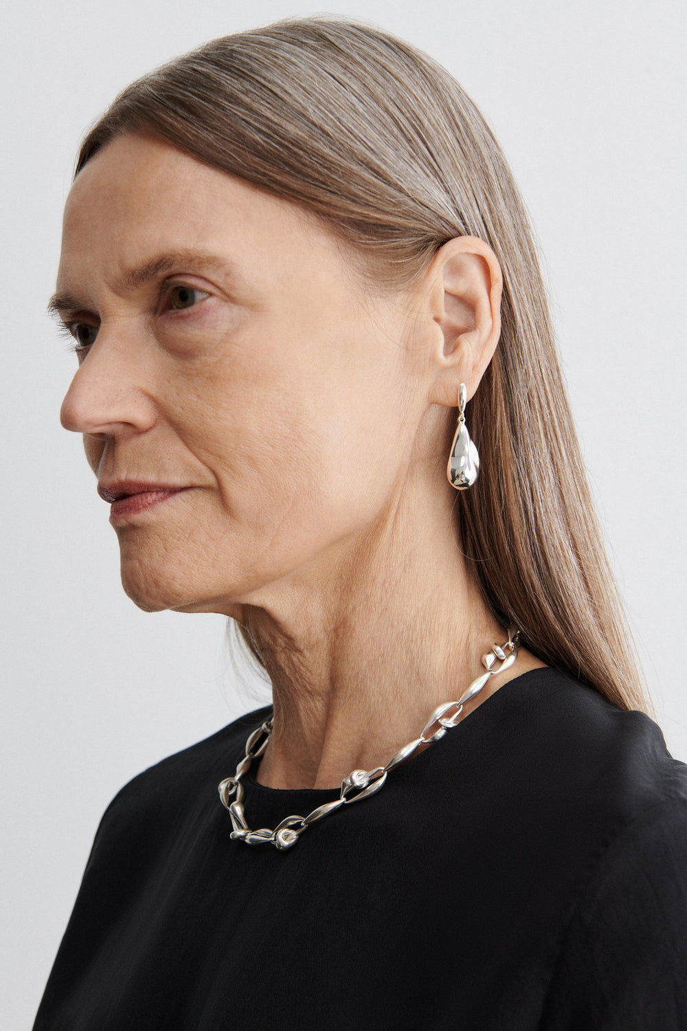 Rachel Comey Accessories Quarry Kean Bump Necklace Silver